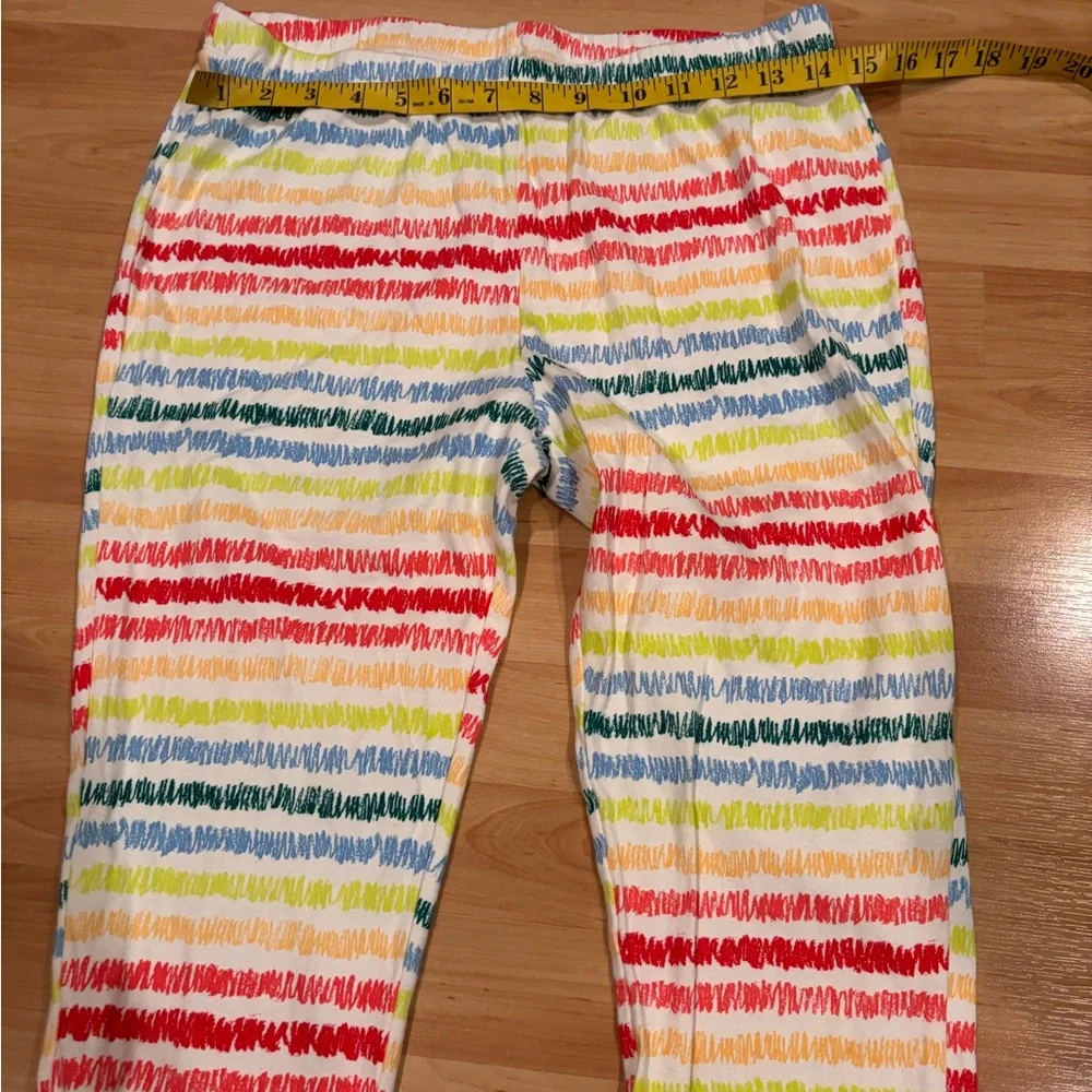 Crayola Multicolor Stripe Pajama Set - Red Trim‎